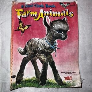 Farm animals cloth book